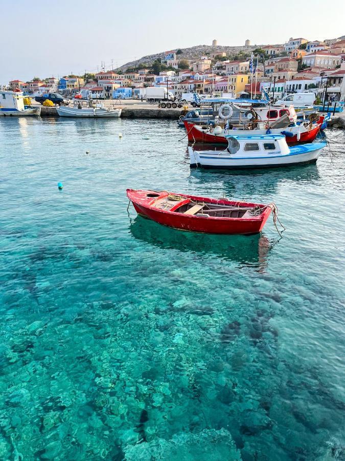 Luca'S Houses Chalki Town Exterior foto